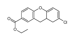 ethyl 7-chloro-8a,9-dihydro-8H-xanthene-2-carboxylate结构式
