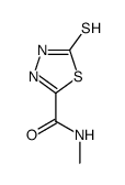 N-methyl-2-sulfanylidene-3H-1,3,4-thiadiazole-5-carboxamide结构式