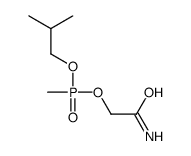 2-[methyl(2-methylpropoxy)phosphoryl]oxyacetamide结构式