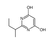 2-butan-2-yl-4-hydroxy-1H-pyrimidin-6-one结构式