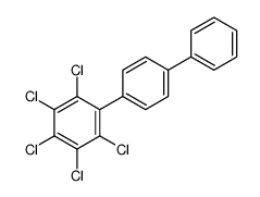 1,2,3,4,5-pentachloro-6-(4-phenylphenyl)benzene Structure