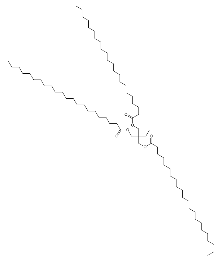 2-ethyl-2-[[(1-oxodocosyl)oxy]methyl]propane-1,3-diyl didocosanoate结构式