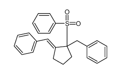 [1-(benzenesulfonyl)-2-benzylidenecyclopentyl]methylbenzene结构式