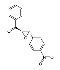 (2R,3S)-[3-(p-nitrophenyl)oxiran-2-yl]phenylmethanone结构式