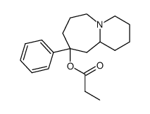 Propionic acid 9-phenyl-decahydro-pyrido[1,2-a]azepin-9-yl ester结构式