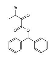 benzhydryl 3-bromo-2-oxobutanoate Structure