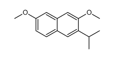 3,6-dimethoxy-2-propan-2-ylnaphthalene结构式