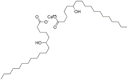 Bis(6-hydroxystearic acid)calcium salt结构式