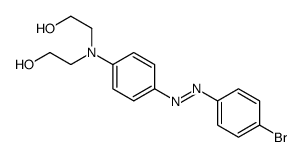 2-[4-[(4-bromophenyl)diazenyl]-N-(2-hydroxyethyl)anilino]ethanol结构式