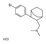 [(2R,3S)-3-(4-bromophenyl)-2-bicyclo[2.2.2]octanyl]methyl-dimethylazanium,chloride Structure