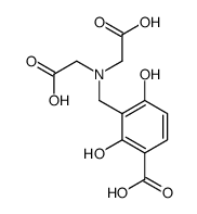 3-[[bis(carboxymethyl)amino]methyl]-2,4-dihydroxybenzoic acid Structure