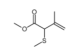 methyl 3-methyl-2-methylsulfanylbut-3-enoate结构式