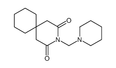 3-(piperidin-1-ylmethyl)-3-azaspiro[5.5]undecane-2,4-dione结构式