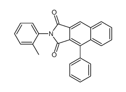 2-(2-methylphenyl)-4-phenylbenzo[f]isoindole-1,3-dione Structure