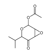 (5-oxo-4-propan-2-yl-3,7-dioxabicyclo[4.1.0]heptan-2-yl) acetate结构式