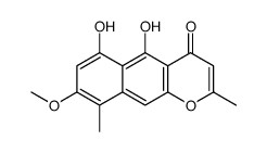 5,6-dihydroxy-8-methoxy-2,9-dimethylbenzo[g]chromen-4-one Structure
