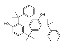 4-[2-[4-hydroxy-3-(2-phenylpropan-2-yl)phenyl]propan-2-yl]-2-(2-phenylpropan-2-yl)phenol结构式