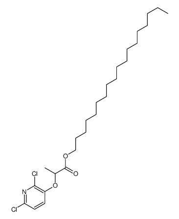 octadecyl 2-(2,6-dichloropyridin-3-yl)oxypropanoate Structure
