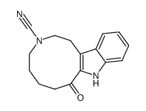 8-oxo-1,2,4,5,6,7,8,9-octahydro-azecino[5,4-b]indole-3-carbonitrile结构式