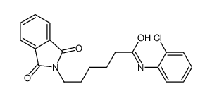 N-(2-chlorophenyl)-6-(1,3-dioxoisoindol-2-yl)hexanamide Structure