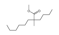 methyl 2-butyl-2-methyloctanoate结构式