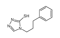 4-(3-phenylpropyl)-1H-1,2,4-triazole-5-thione结构式