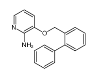 3-[(2-phenylphenyl)methoxy]pyridin-2-amine结构式