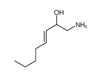 1-aminooct-3-en-2-ol Structure