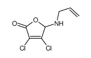 3,4-dichloro-2-(prop-2-enylamino)-2H-furan-5-one Structure