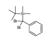 tert-butyl-[dibromo(phenyl)methyl]-dimethylsilane结构式
