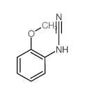 (2-Methoxyphenyl)cyanamide结构式