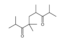2,4,4,6,8-pentamethylnonane-3,7-dione结构式