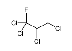 1,1,2,3-tetrachloro-1-fluoropropane Structure