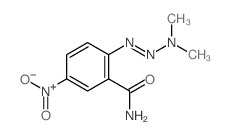 Benzamide, 2- (3,3-dimethyl-1-triazenyl)-5-nitro-结构式