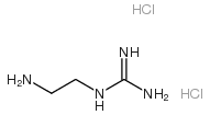 (2-aminoethyl)guanidine dihydrochloride结构式