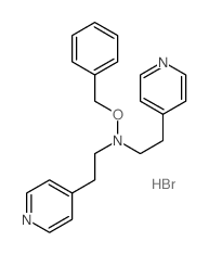 4-Pyridineethanamine,N-(phenylmethoxy)-N-[2-(4-pyridinyl)ethyl]-, hydrobromide (1:3) structure