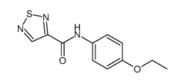 1,2,5-Thiadiazole-3-carboxamide,N-(4-ethoxyphenyl)-(9CI) picture