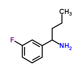 1-(3-Fluorophenyl)-1-butanamine Structure