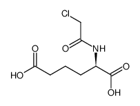 (R)-2-chloroacetaminohexanedioic acid结构式