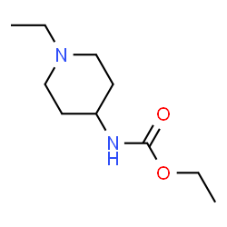 Carbamic acid, (1-ethyl-4-piperidinyl)-, ethyl ester (9CI) structure