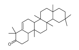 4,4,6a,6b,8a,11,11,14a-octamethyl-2,6,6a,7,8,9,10,12,12a,13,14,14b-dodecahydro-1H-picen-3-one结构式