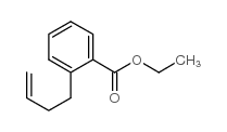 4-(2-CARBOETHOXYPHENYL)-1-BUTENE structure