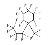 1,1,2,2,3,3,4,4,5,5-decafluoro-6-(1,1,2,2,3,3,3-heptafluoropropyl)-6-(trifluoromethyl)cyclohexane结构式