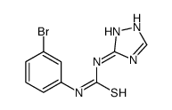 1-(m-Bromophenyl)-3-(1H-1,2,4-triazol-3-yl)thiourea Structure