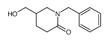 1-苄基-5-(羟甲基)哌啶-2-酮结构式