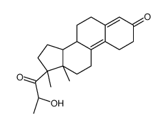 (17β)-17-[(2R)-2-Hydroxypropanoyl]-17-methylestra-4,9-dien-3-one结构式