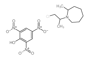 1-(1-chloropropan-2-yl)-2-methyl-azepane; 2,4,6-trinitrophenol Structure