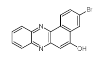 3-bromo-7H-benzo[a]phenazin-5-one Structure