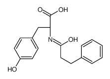 N(beta)-phenylpropionyltyrosine结构式