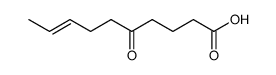 (E)-5-oxodec-8-enoic acid Structure